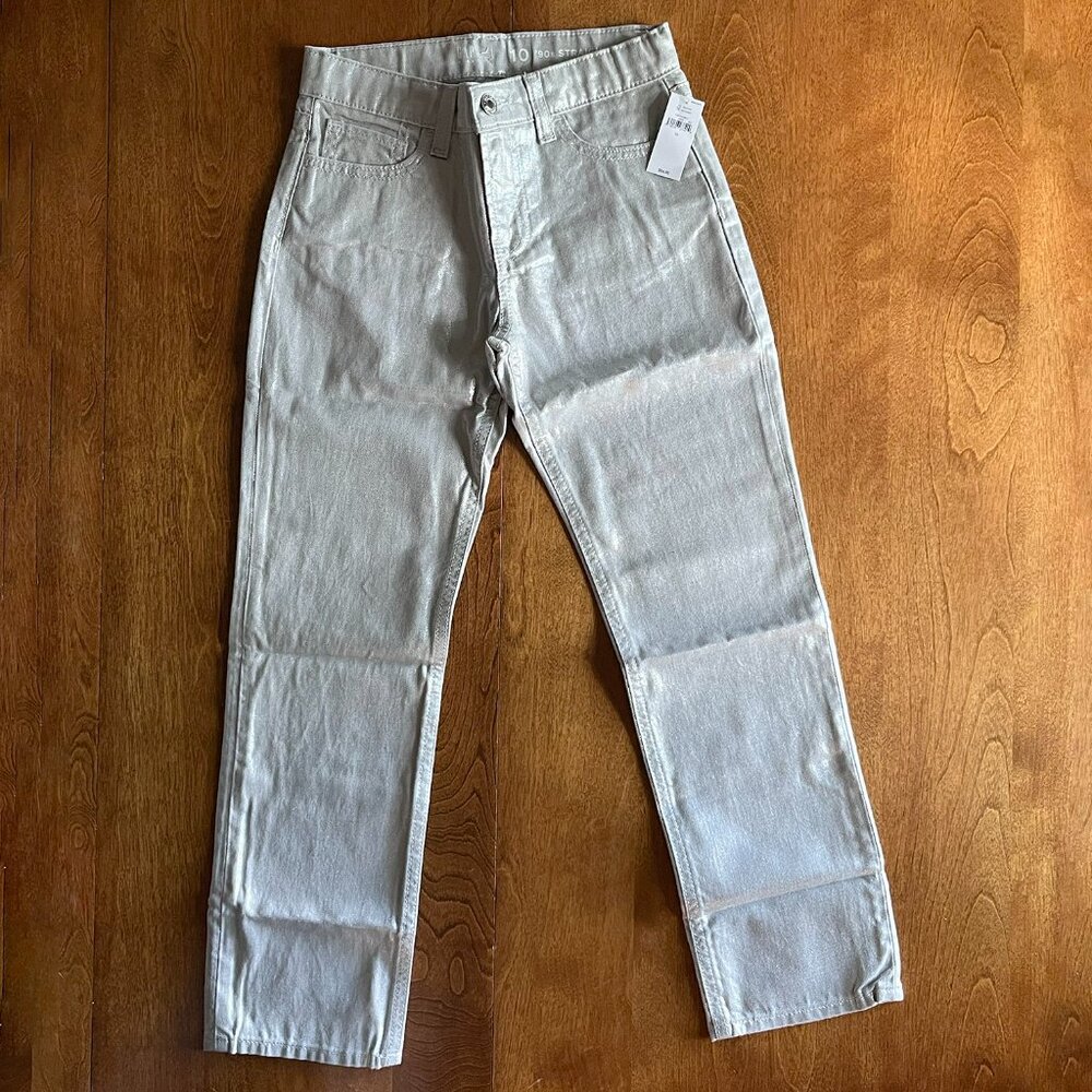 Gap silver jeans 10 NWT